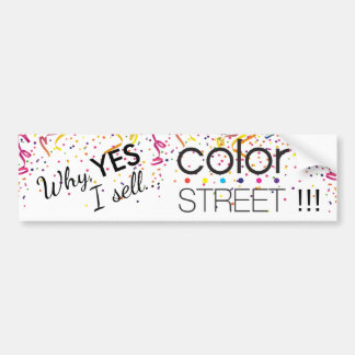 Ik verkoop Color Street Bumpersticker