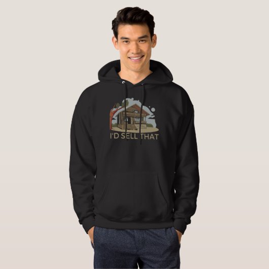 Ik verkoop die makelaardij van onroerend goed. hoodie (Voorkant volledig)