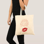 "Ik verkoop LipSense zodat ik meer kan kopen..." t Tote Bag (Voorkant (product))