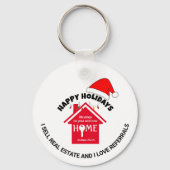 IK VERKOOP ONROEREND GOED Christelijke makelaar ke Sleutelhanger (Voorkant)