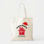 IK VERKOOP ONROEREND GOED Christelijke makelaar ke Tote Bag (Voorkant)