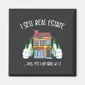 Ik verkoop onroerend goed magneet (Voorkant)