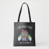 Ik verkoop onroerend goed tote bag (Voorkant)
