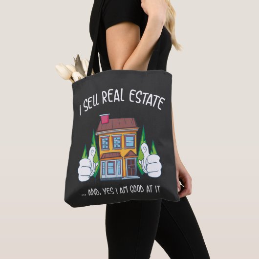 Ik verkoop onroerend goed tote bag (Dichtbij)