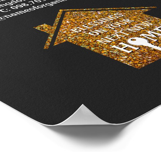 Ik verkoop Realtor voor verwijzingen naar onroeren Poster (Hoek)