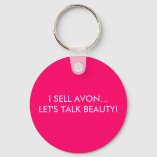 IK VERKOPEN AVON... LATEN WE DE TALK BEAUTY VERKOP SLEUTELHANGER