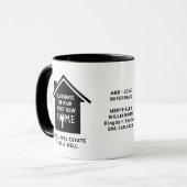 IK VERKOPER DE REAL ESTATE Agent Realtor Mok (Voorkant links)