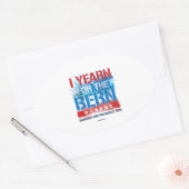 Ik verlang naar de Bern Ovale Sticker (Envelop)