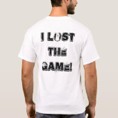 IK VERLIES HET GAME! T-SHIRT (Achterkant)