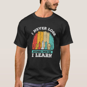Ik verlies nooit of ik win of ik leer de Retro Boa T-shirt