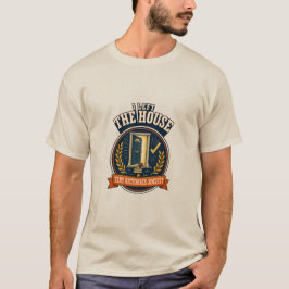 Ik verliet het huis Retro Introvert Overwinningsba T-shirt