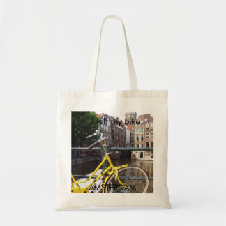 Ik verliet mijn fiets in AMSTERDAM Tote Bag