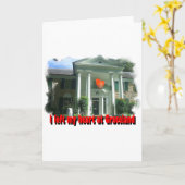 Ik verliet mijn hart bij Graceland Kaart (Gele Bloem)