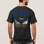 Ik verliet mijn hart Giau Pass Mountain Dolomites  T-shirt (Achterkant)