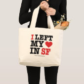 Ik verliet mijn hart grote tote bag (Voorkant (product))