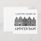 Ik verliet mijn hart in Amsterdam Holland Canal Ho (Voorkant / Achterkant)