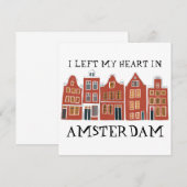 Ik verliet mijn hart in Amsterdam Holland Canal Ho (Voorkant / Achterkant)