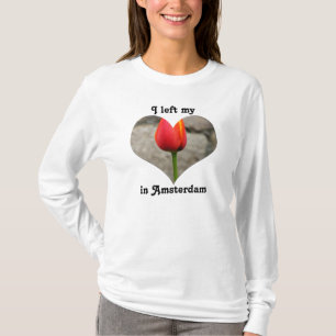Ik verliet mijn hart in Amsterdam Holland Nederlan T-shirt