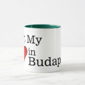Ik verliet mijn hart in Boedapest Mok (Midden)