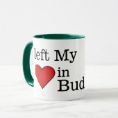 Ik verliet mijn hart in Boedapest Mok (Voorkant links)