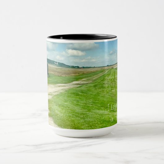 Ik verliet mijn hart in de Mok van Wisconsin Coffe (Midden)