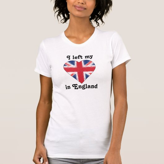 Ik verliet mijn hart in Engeland T-shirt (Voorkant)