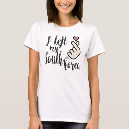 Ik verliet mijn hart in het Zuid-Koreaanse Shirt m