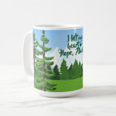 Ik verliet mijn hart in Hope - 15 oz. Mok (Voorkant links)