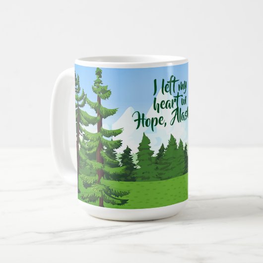 Ik verliet mijn hart in Hope - 15 oz. Mok (Voorkant links)