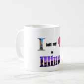 Ik verliet mijn hart in Illinois - Love Gift Cup M Koffiemok (Voorkant links)