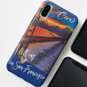 "Ik verliet mijn hart in San Francisco" aangepaste Case-Mate iPhone Case