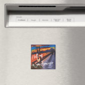 "Ik verliet mijn hart in San Francisco" Fridge Mag Magneet (Insitu (Vaatwasser))
