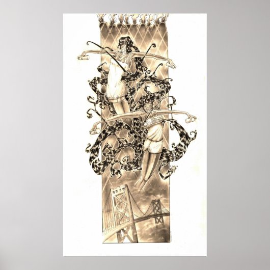 Ik verliet mijn hart in San Francisco Poster (Voorkant)