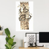 Ik verliet mijn hart in San Francisco Poster (Thuiskantoor)