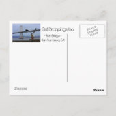 Ik verliet mijn het dalen in San Francisco Briefkaart (Achterkant)