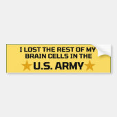 Ik verloor de rest van mijn hersencellen in het Am Bumpersticker (Voorkant)