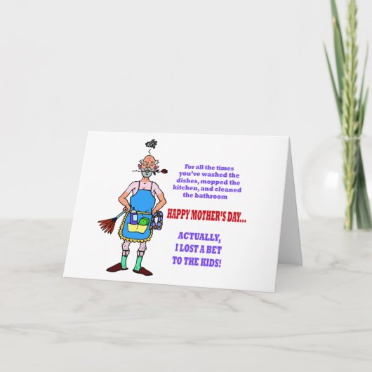 Ik verloor een Weddenschap aan de Kinder Kaart van (Voorkant)