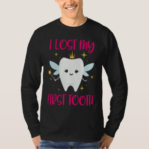 Ik verloor mijn eerste tand 1e Tandfee Dochter T-shirt