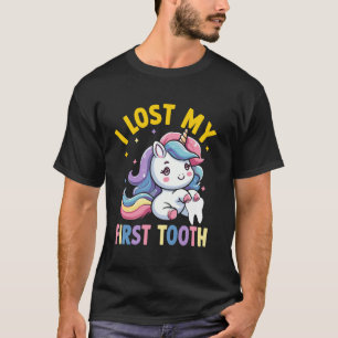 Ik Verloor Mijn Eerste Tand Eenhoorn Tand Fee Verh T-shirt