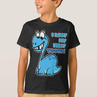Ik verloor mijn eerste tand - Schattigee dinosauru T-shirt