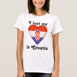 Ik verloor mijn hart in Kroatië T-shirt