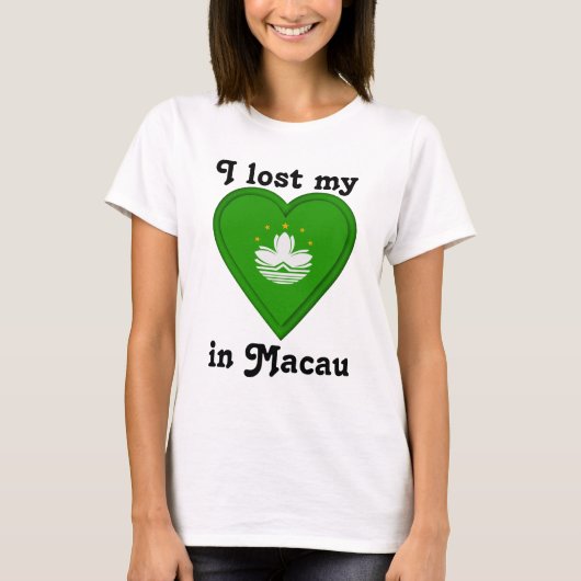 Ik verloor mijn hart in Macau T-shirt (Voorkant)