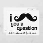 ik verminder je een vraag briefkaart (Voorkant / Achterkant)