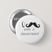 Ik verminder je een vraag! ronde button 5,7 cm (Voorkant /achterkant)