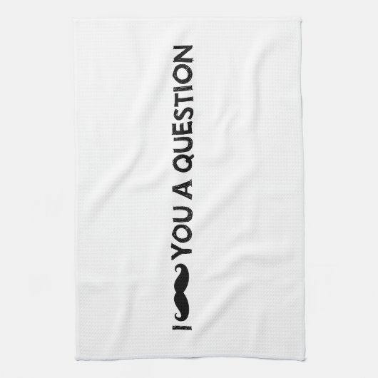 Ik verminder je een vraag theedoek (Verticaal)