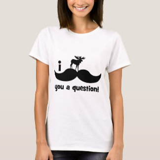 Ik verminder je een vraagmolen t-shirt