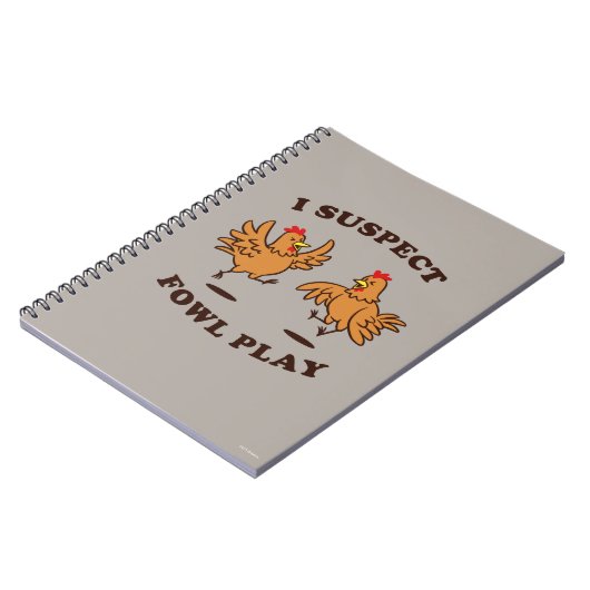 Ik vermoed dat Fowl Play Notitieboek (Linkerzijde)