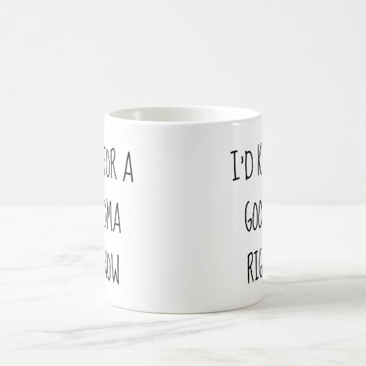 Ik vermoord voor een goede coma nu Mok (Center)