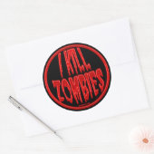 Ik vermoord Zombies Stickers (Envelop)