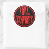 Ik vermoord Zombies Stickers (Tas)
